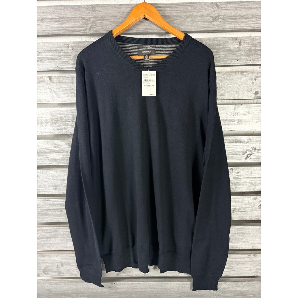 Nordstrom Men's Black V-Neck Sweater